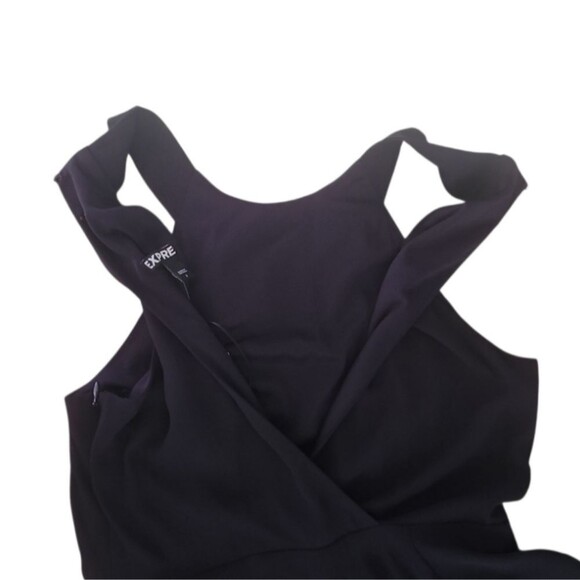 Express NWT Purple Sleeveless Dress Sz 2 Classic Minimalist Cocktail Party - Picture 5 of 16